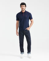 Men's Slim Fit Polo Shirt - Blue 601G006 - 6