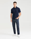 Men's Classic Fit Polo Shirt - Blue 601G007 - 5