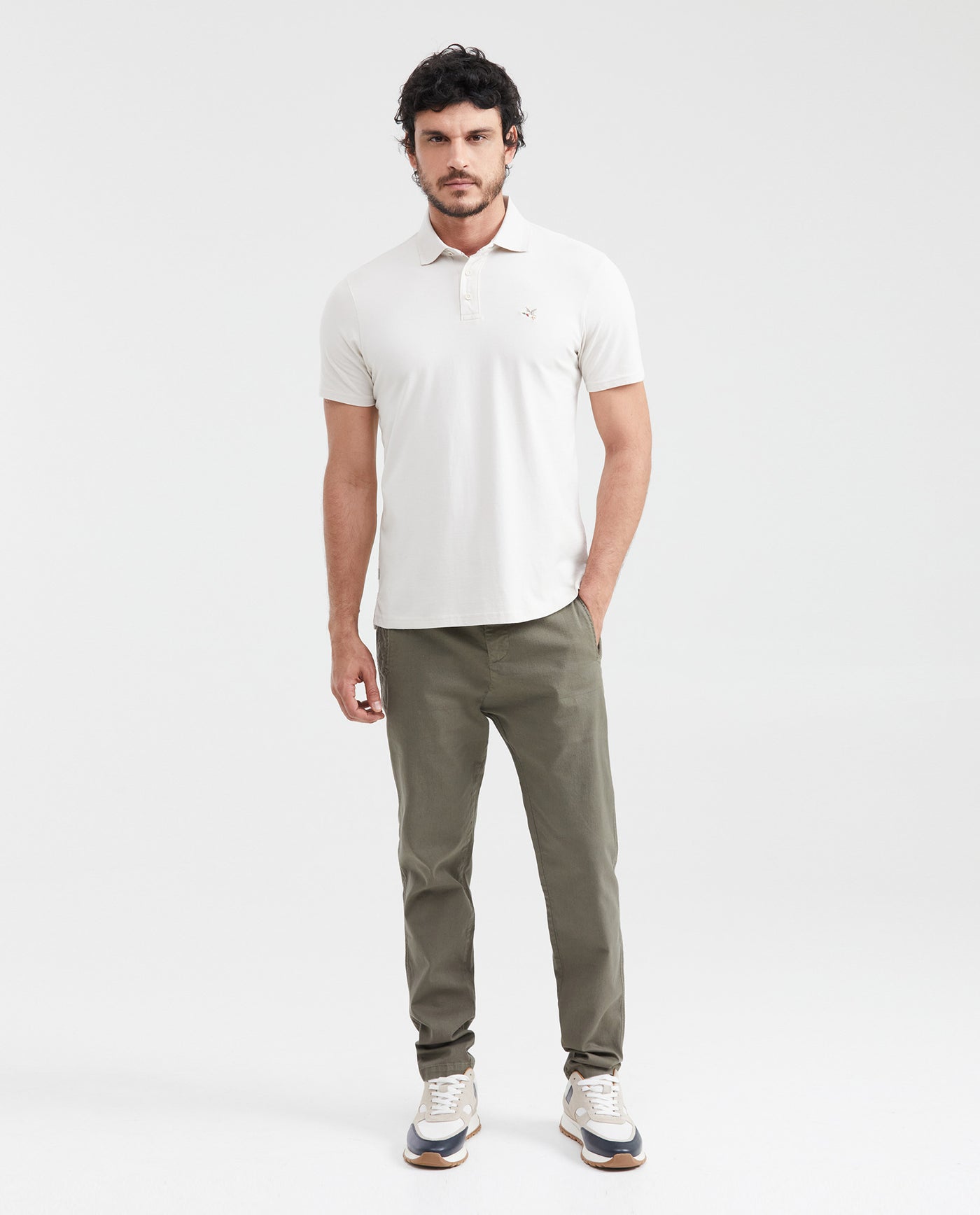 Men's Slim Fit Polo Shirt - Raw 601G009 - 5