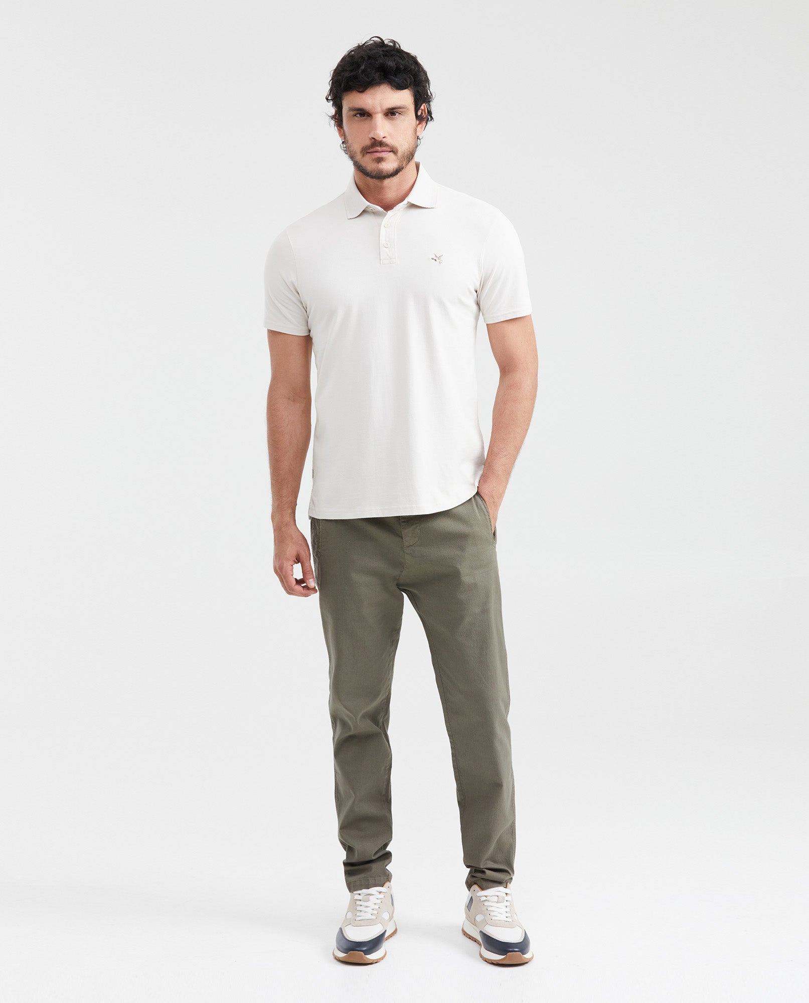 Men's Slim Fit Polo Shirt - Raw 601G009 - 5