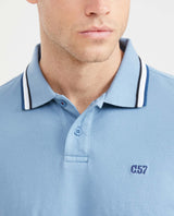 Men's Classic Fit Polo Shirt - Blue 601G010 - 2