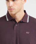 Men's Classic Fit Polo Shirt - Purple 601G010 - 2