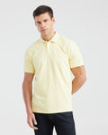 Men's Classic Fit Polo Hidden Closure Piqué in Cotton Stretch Blend - 1