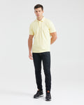 Men's Classic Fit Polo Hidden Closure Piqué in Cotton Stretch Blend - 6