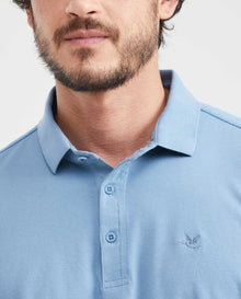 Men's Polo Shirt - Short Slleve - Blue - 2