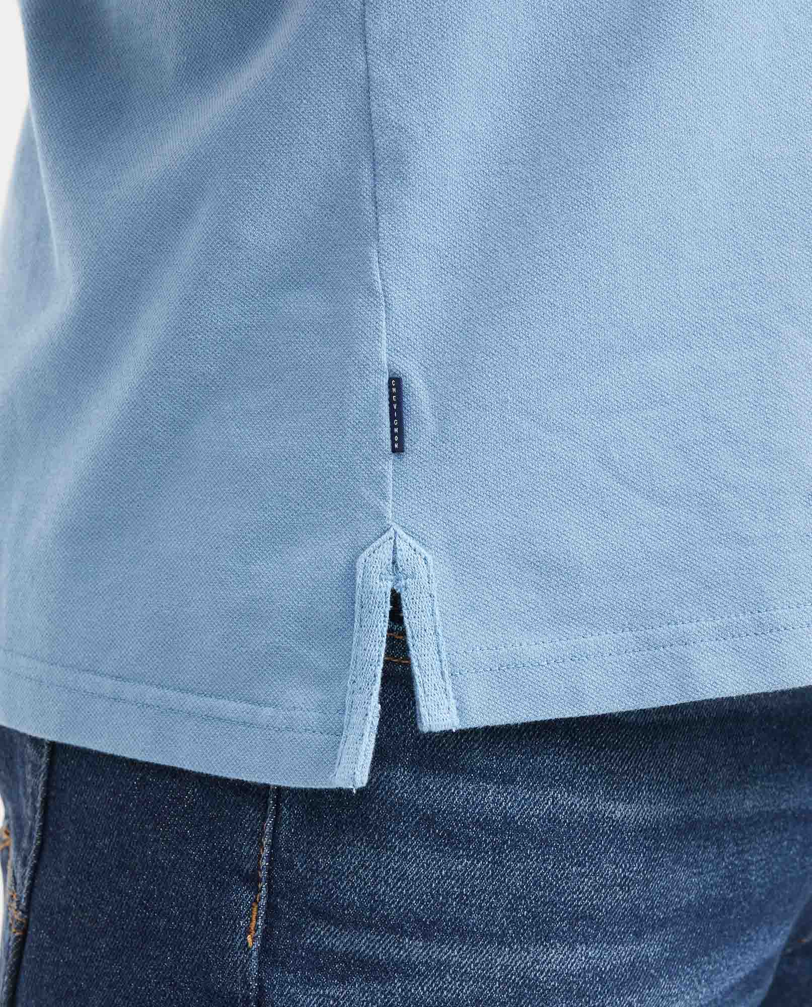Men's Regular Fit Polo in Cotton Stretch Blend - 3