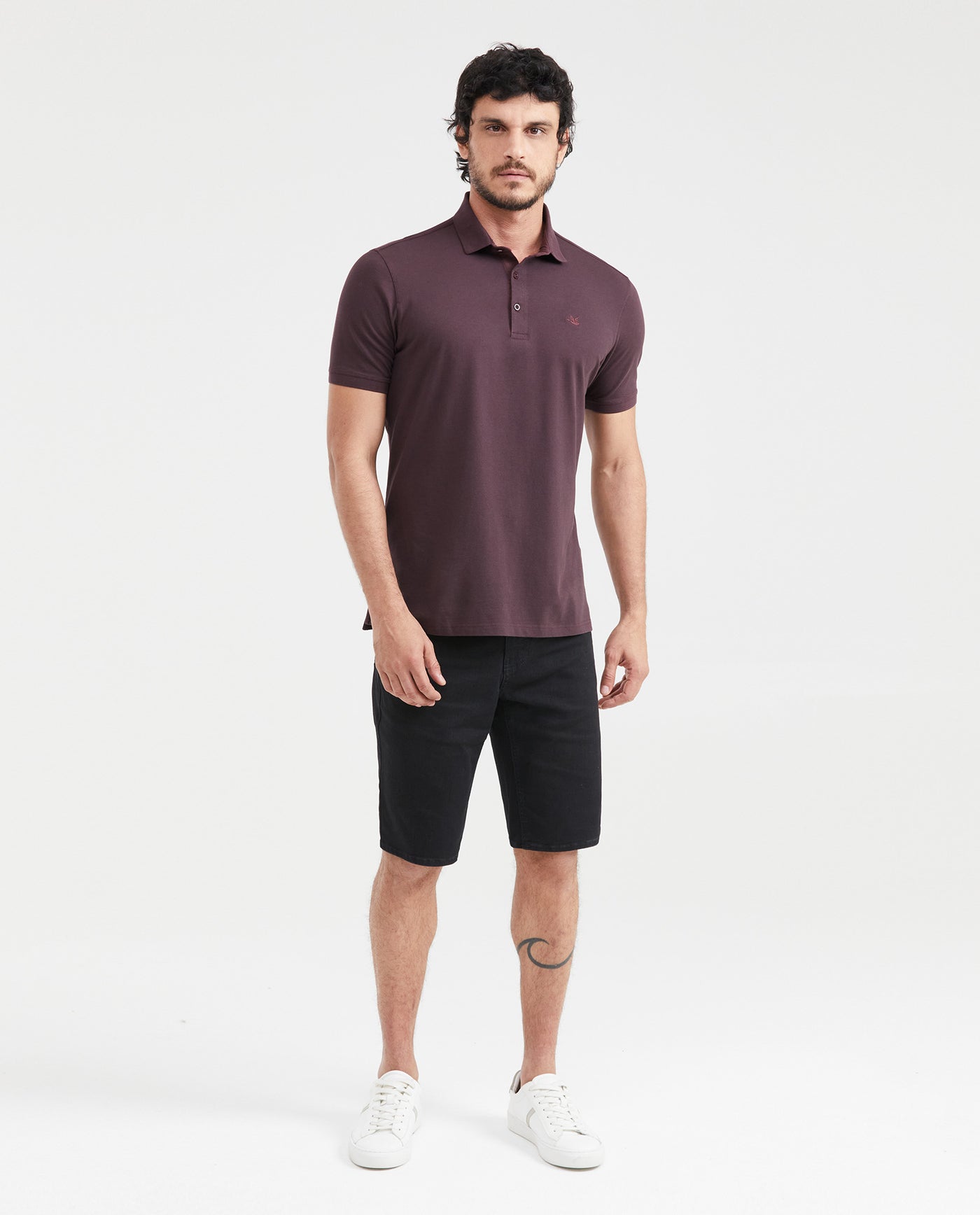 Men's Regular Fit Polo in Cotton Stretch Blend - 5
