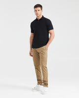 Men's Slim Fit Polo Textured in Cotton Piqué - 5