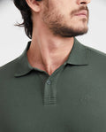 Men's Slim Fit Polo Textured in Cotton Piqué - 2