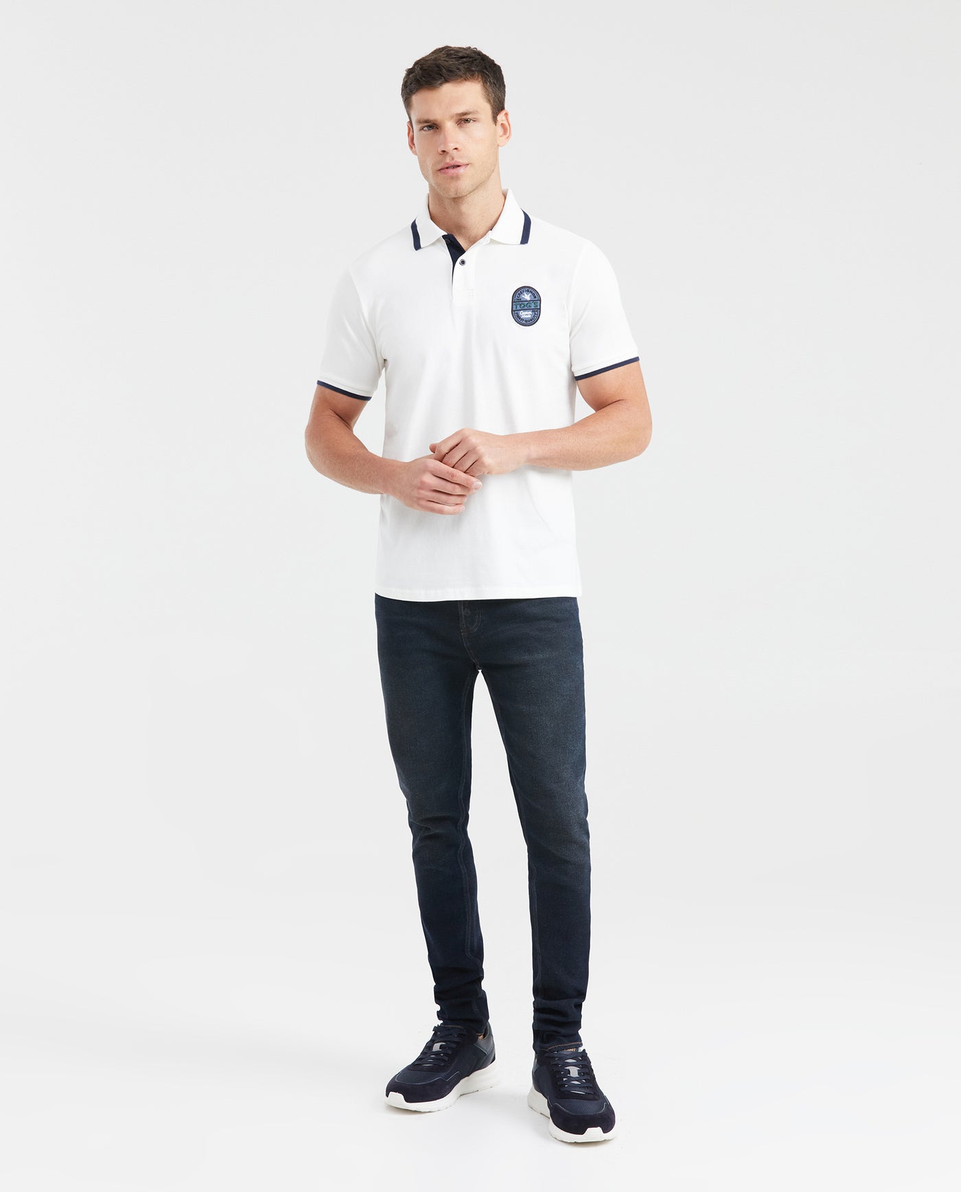 Men's Slim Fit Polo Shirt - Raw 601G019 - 6