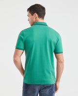 Men's Slim Fit Polo Shirt - Green 601G019 - 3