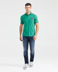Men's Slim Fit Polo Shirt - Green 601G019 - 5