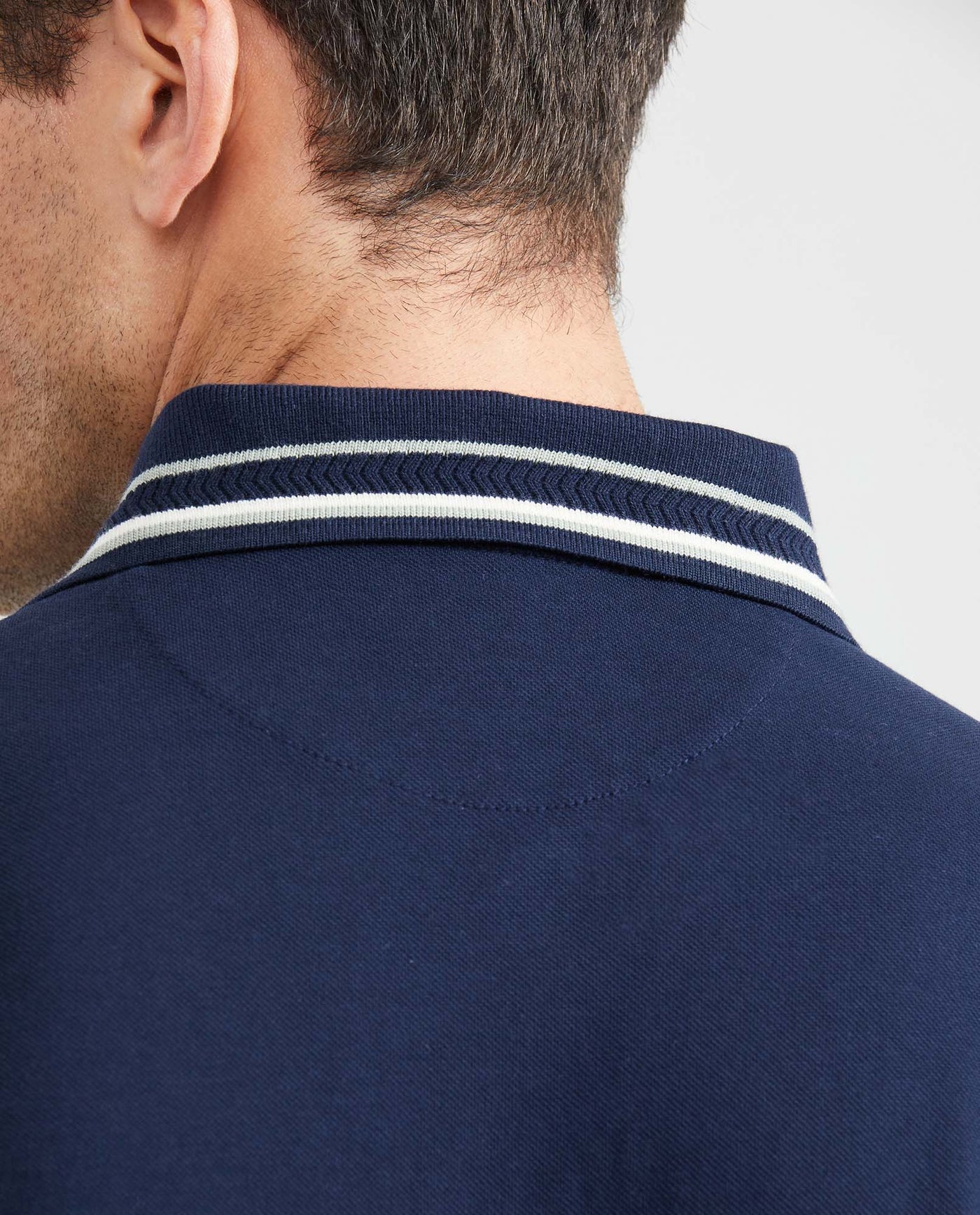 Men's Classic Fit Polo Shirt - Blue 601G020 - 4