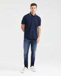 Men's Classic Fit Polo Shirt - Blue 601G020 - 5