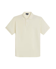 Mens Polo Classic Fit Short Sleeve Cotton Embroidered Duck Heart Cursive Sleeve Logo - Yellow 63_601H000_AMA110615_3