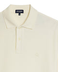 Mens Polo Classic Fit Short Sleeve Cotton Embroidered Duck Heart Cursive Sleeve Logo - Yellow 63_601H000_AMA110615_8