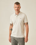 Mens Polo Slim Fit Short Sleeve Cotton Lycra Vibrant Embroidered Duck Cursive Sleeve Logo - Raw 63_601H001_CRU144500_0