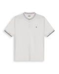 Mens Polo Slim Fit Mandarin Collar Piqué Cotton Elastane Contrast Band Cuffs Embroidered Duck - Raw 63_601H003_CRU110606_3
