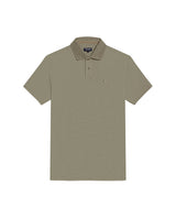 Mens Polo Slim Fit Short Sleeve Waffle Texture Cotton Polyester Vibrant Embroidered Duck - Green 63_601H005_VER170619_0