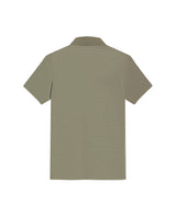 Mens Polo Slim Fit Short Sleeve Waffle Texture Cotton Polyester Vibrant Embroidered Duck - Green 63_601H005_VER170619_5
