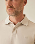 Mens Polo Shirt Slim Fit Short Sleeve Sanforized Cotton Polyester Distinctive Chest Print - Raw 63_601H006_CRU154502_5