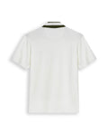 Mens Polo Shirt Slim Fit Short Sleeve Piqué Cotton Elastane Renewed Placket Contrast Block Collar - Raw 63_601H023_CRU110606_5