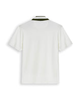 Mens Polo Shirt Slim Fit Short Sleeve Piqué Cotton Elastane Renewed Placket Contrast Block Collar - Raw 63_601H023_CRU110606_5