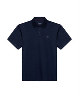 Mens Polo Shirt Slim Fit Short Sleeve Sanforized Cotton Polyester Elastane Premium Soft Hand - Blue 63_601H025_AZU193924_3