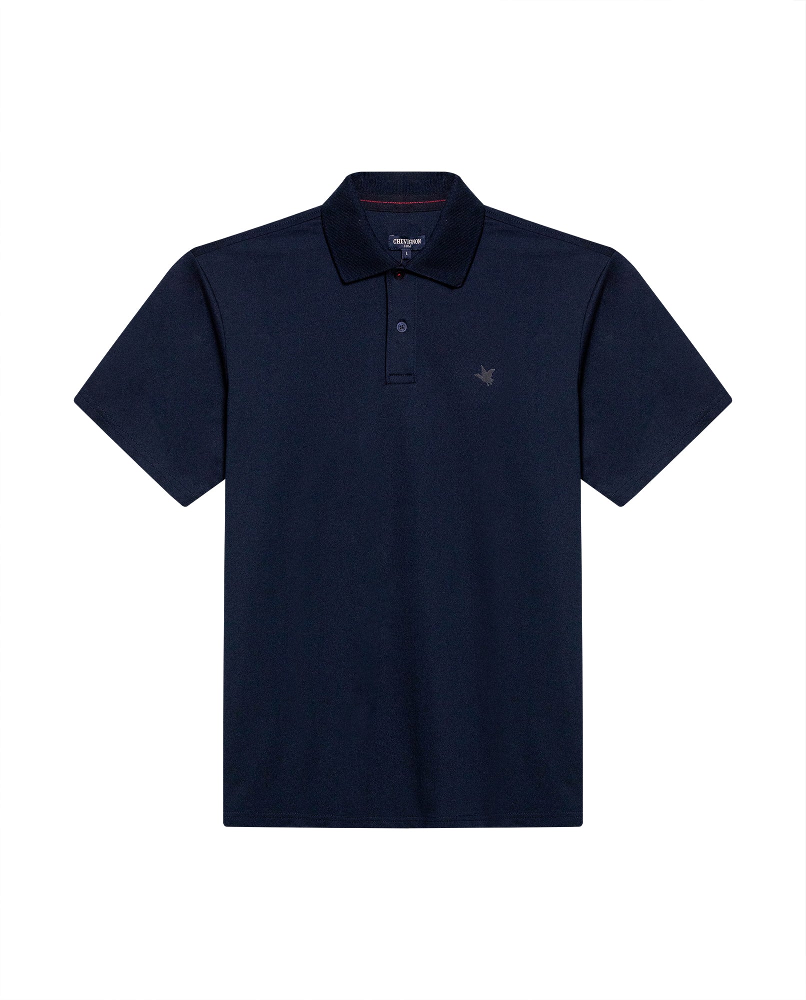 Mens Polo Shirt Slim Fit Short Sleeve Sanforized Cotton Polyester Elastane Premium Soft Hand - Blue 63_601H025_AZU193924_3