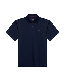 Mens Polo Shirt Slim Fit Short Sleeve Sanforized Cotton Polyester Elastane Premium Soft Hand - Blue 63_601H025_AZU193924_3