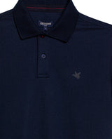 Mens Polo Shirt Slim Fit Short Sleeve Sanforized Cotton Polyester Elastane Premium Soft Hand - Blue 63_601H025_AZU193924_8