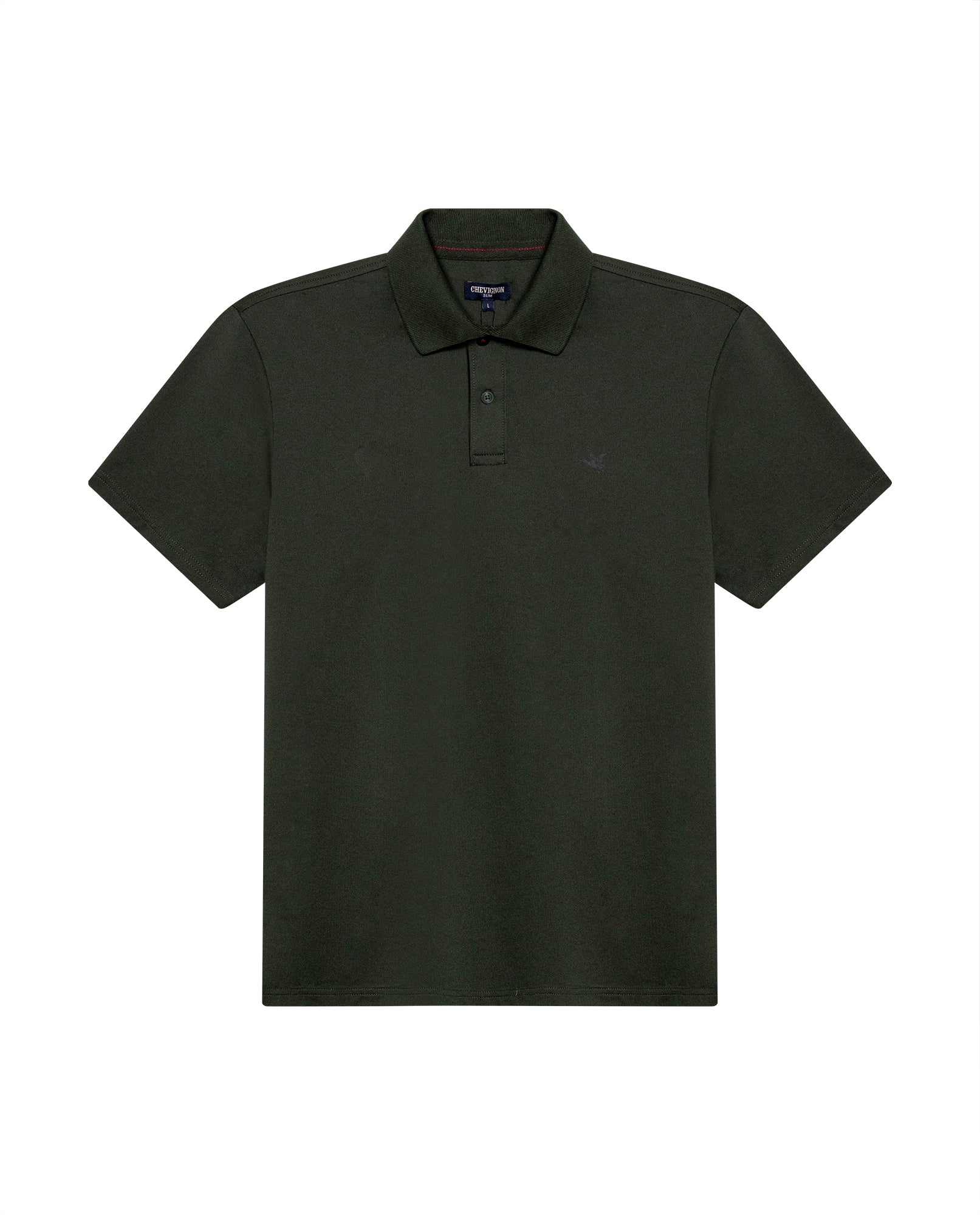 Mens Polo Shirt Slim Fit Short Sleeve Sanforized Cotton Polyester Elastane Premium Soft Hand - Green 63_601H025_VER190414_3