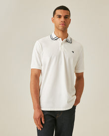 Mens Polo Shirt Classic Fit Short Sleeve Jacquard Cotton Elastane New Chevignon Logo Graphic Intarsia - Raw 63_601H030_CRU110606_0