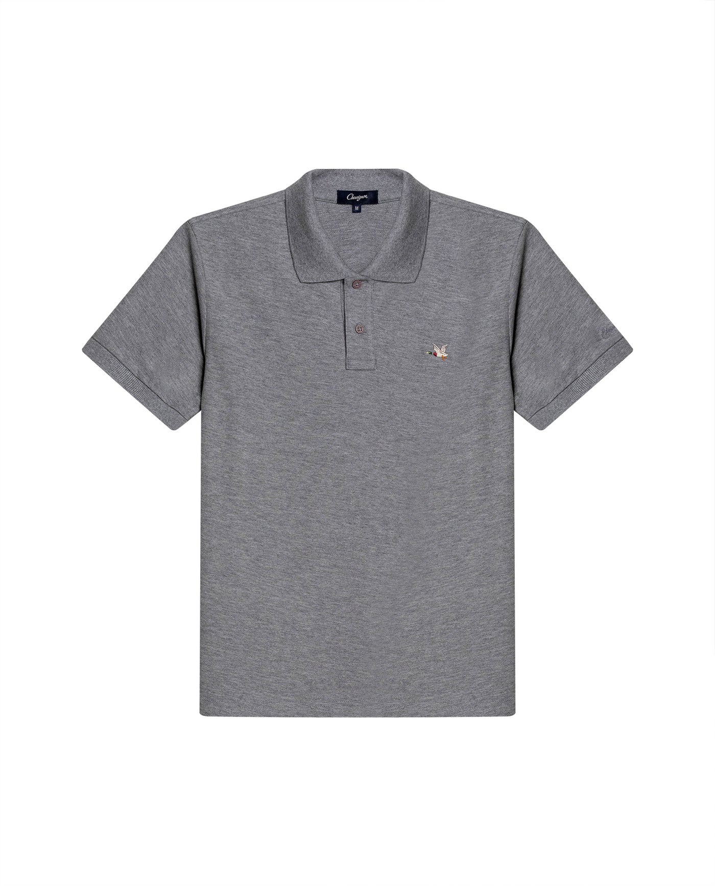 Men´s Slim Fit Cotton Polo Shirt - Gray 63_601H050_GRI184005_3