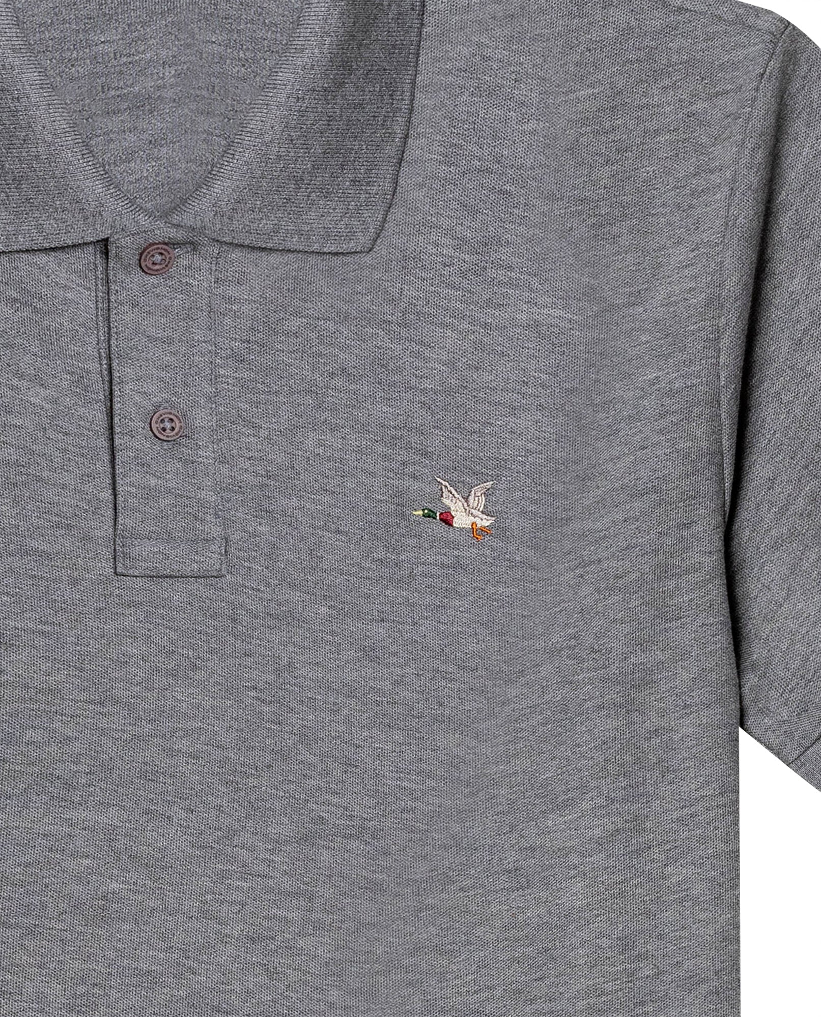 Mens Slim Fit Cotton Polo Shirt - Gray 63_601H050_GRI184005_8