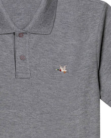 Mens Slim Fit Cotton Polo Shirt - Gray 63_601H050_GRI184005_8