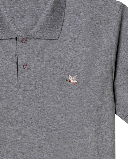 Mens Slim Fit Cotton Polo Shirt - Gray 63_601H050_GRI184005_8