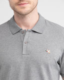 SLIM FIT ICONIC POLO IN GRAY