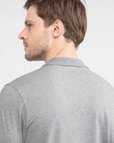 SLIM FIT ICONIC POLO IN GRAY