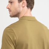 SLIM ICONIC POLO IN GILT