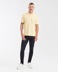 Mens Classic Fit Cotton Polo Shirt - Yellow 63_602G000_AMA131025_3