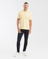 Mens Classic Fit Cotton Polo Shirt - Yellow 63_602G000_AMA131025_3