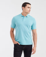 Mens Classic Fit Cotton Polo Shirt - Blue 63_602G000_AZU165114_0