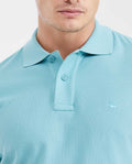 Mens Classic Fit Cotton Polo Shirt - Blue 63_602G000_AZU165114_4