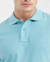 Mens Classic Fit Cotton Polo Shirt - Blue 63_602G000_AZU165114_4