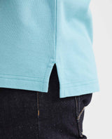 Mens Classic Fit Cotton Polo Shirt - Blue 63_602G000_AZU165114_5