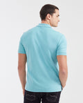 Mens Classic Fit Cotton Polo Shirt - Blue 63_602G000_AZU165114_6