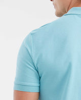 Mens Classic Fit Cotton Polo Shirt - Blue 63_602G000_AZU165114_7