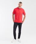 Mens Classic Fit Cotton Polo Shirt - Red 63_602G000_ROJ181761_3