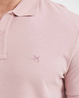 Mens Classic Fit Cotton Polo Shirt - Pink 63_602G000_ROS161806_4